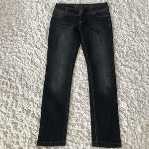Blue Asphalt denim jeans vintage 90’s dark straight leg jeans size 5